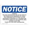 Signmission OSHA Notice Sign, 7" H, Rigid Plastic, Parents We Love Children But We Do Not Want Sign, Landscape OS-NS-P-710-L-17119 - alternate 1